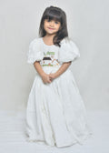 Charming Cottage Hand-Embroidered White Dress