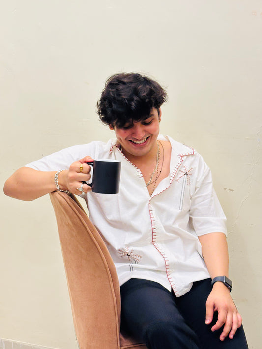 Brown Panda Cuban Collar Essentials Hand-Stitched Edition