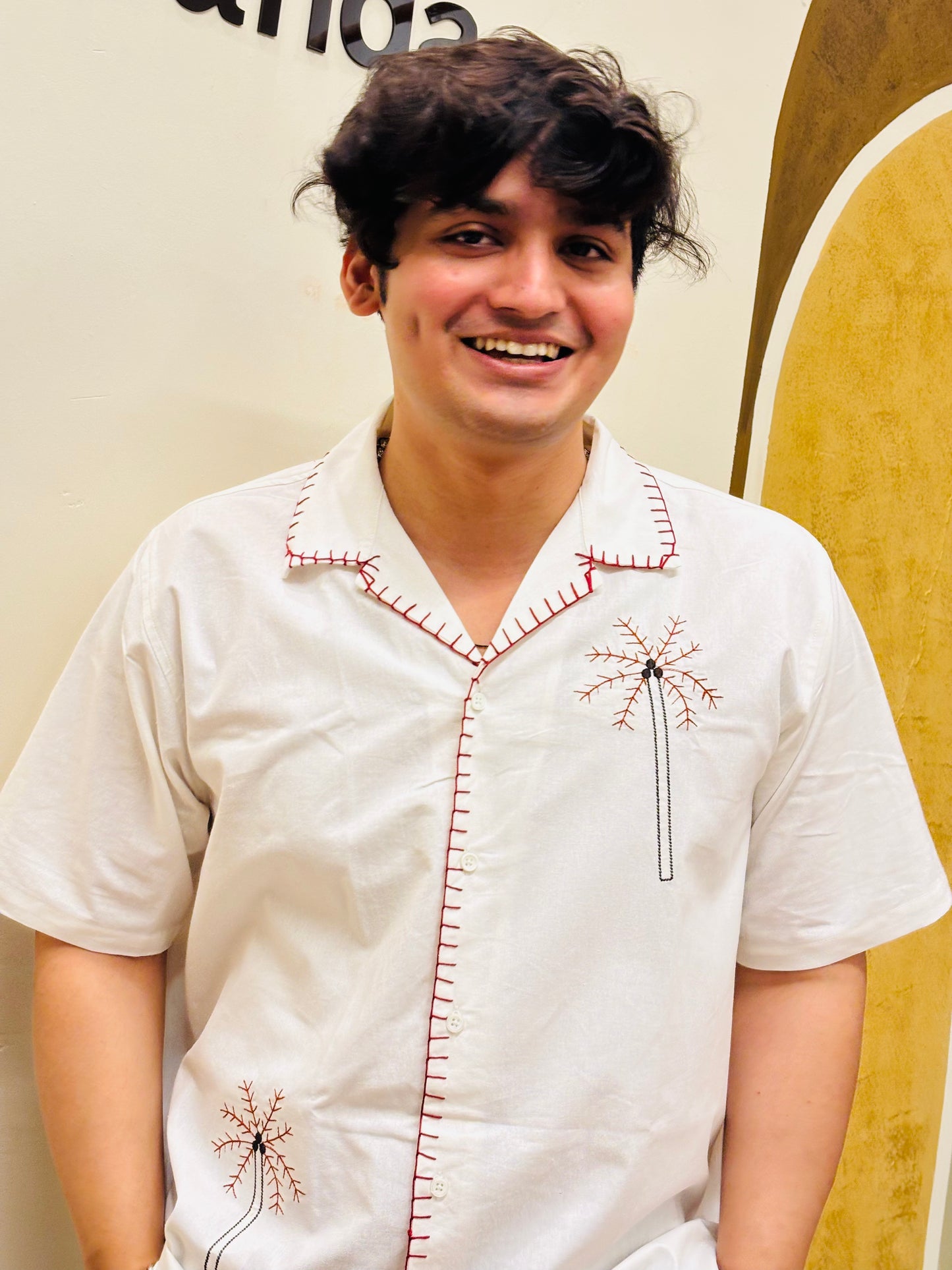 Brown Panda Cuban Collar Essentials Hand-Stitched Edition